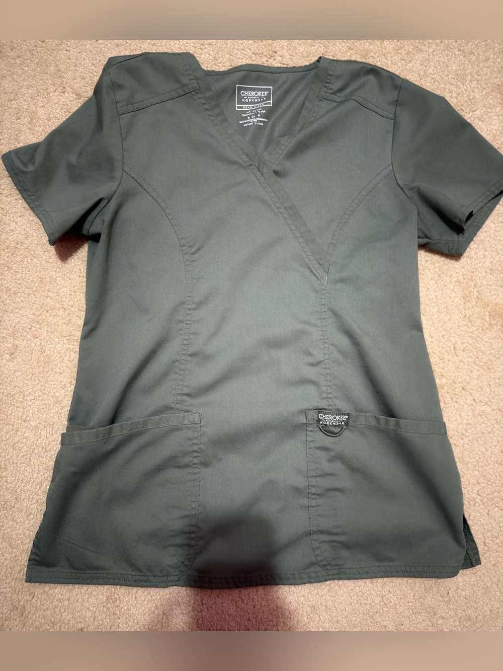 Small Cherokee Workwear Revolution Scrub Top